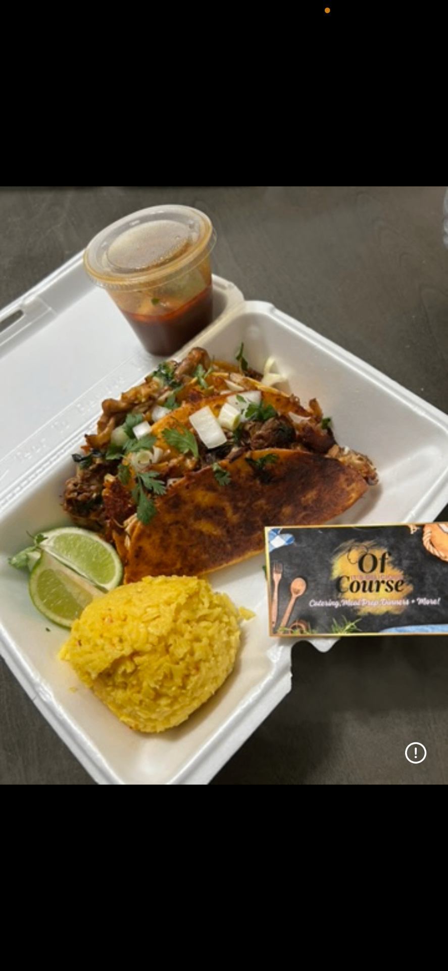 Birria Tacos with Yellow Rice